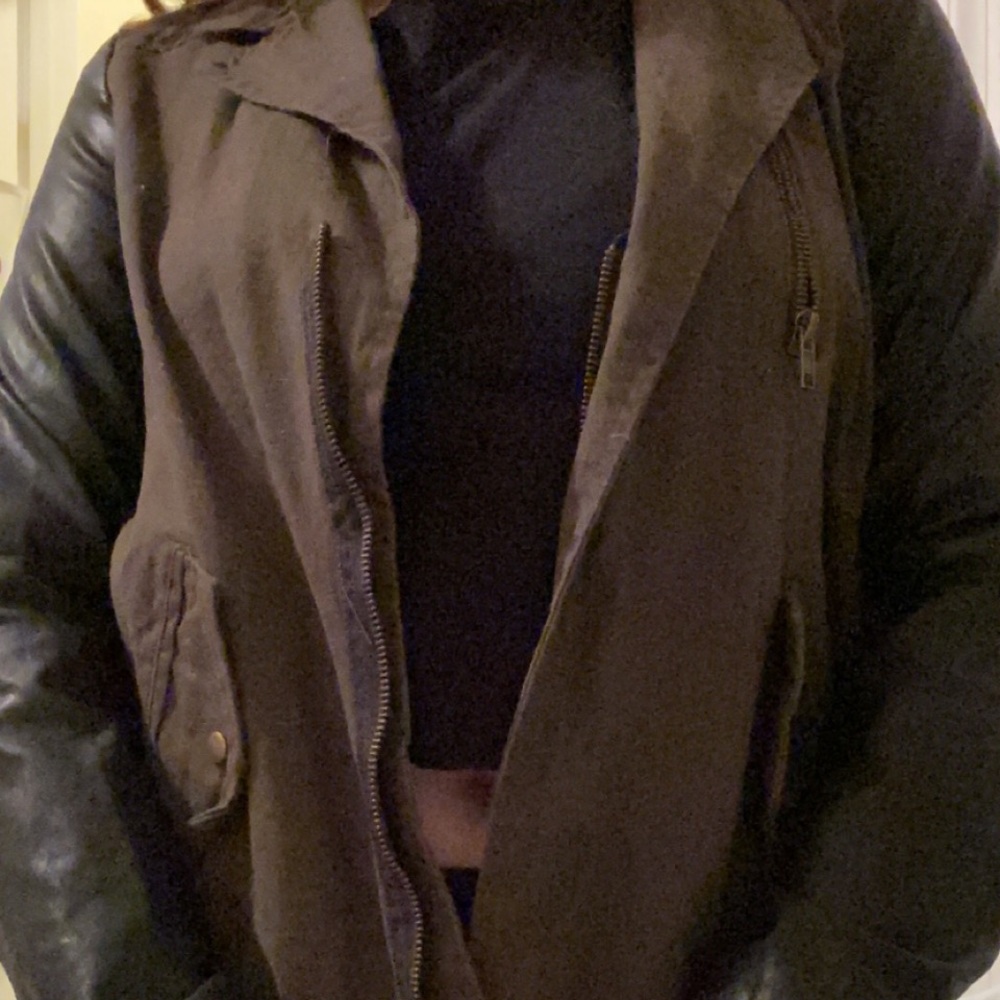 forever 21 leather jacket!